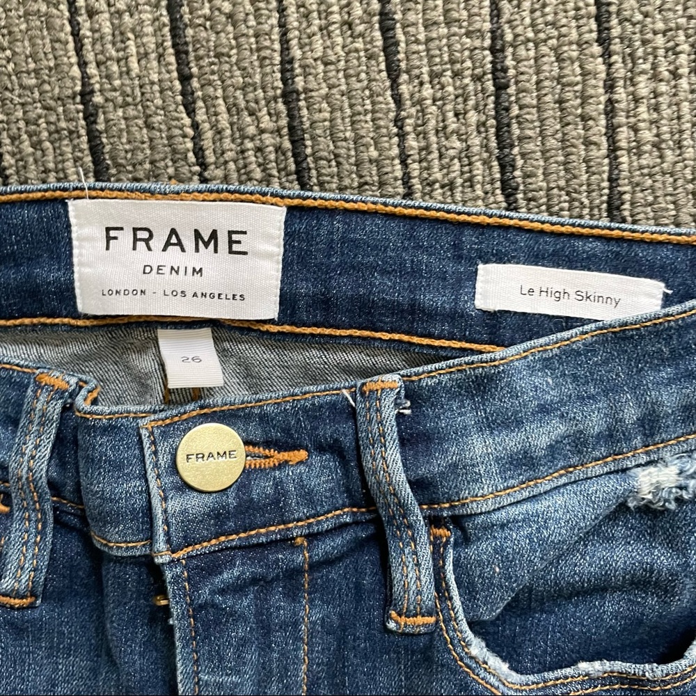 Frame Le High Skinny Jeans